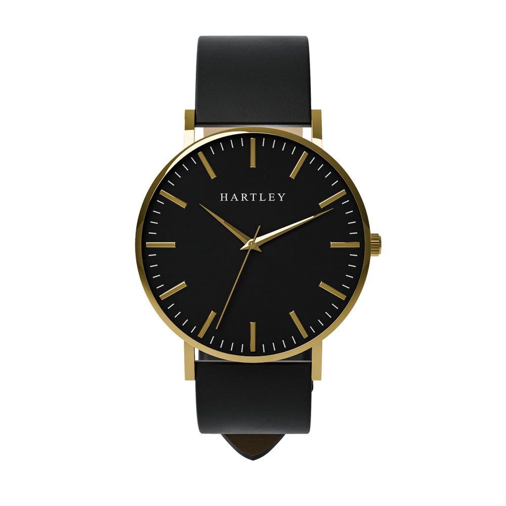 Heritage Gold with Black Leather