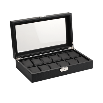 Hartley Black 12-Slot Collectors Box