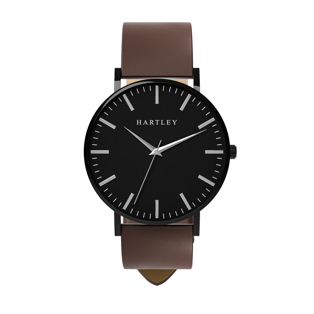 Heritage Black with Dark Brown Leather