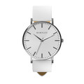Heritage Silver with White Leather