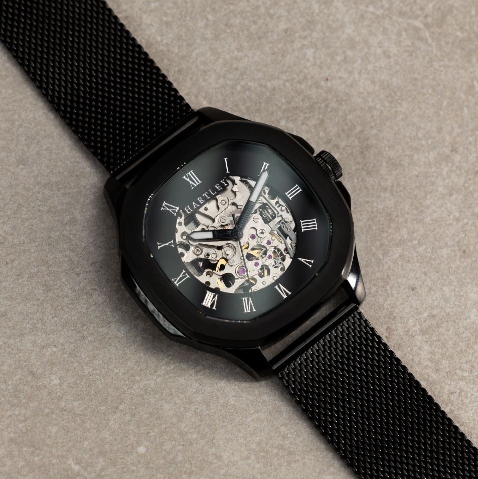 Image of Hartley Legacy Black with Black Mesh Strap